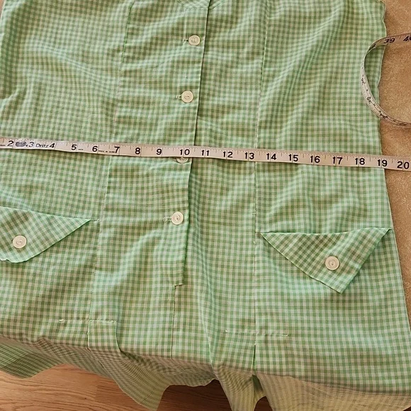 Misses vintage handmade gingham dress: 38 " bust appr size 10 - Picture 6 of 6